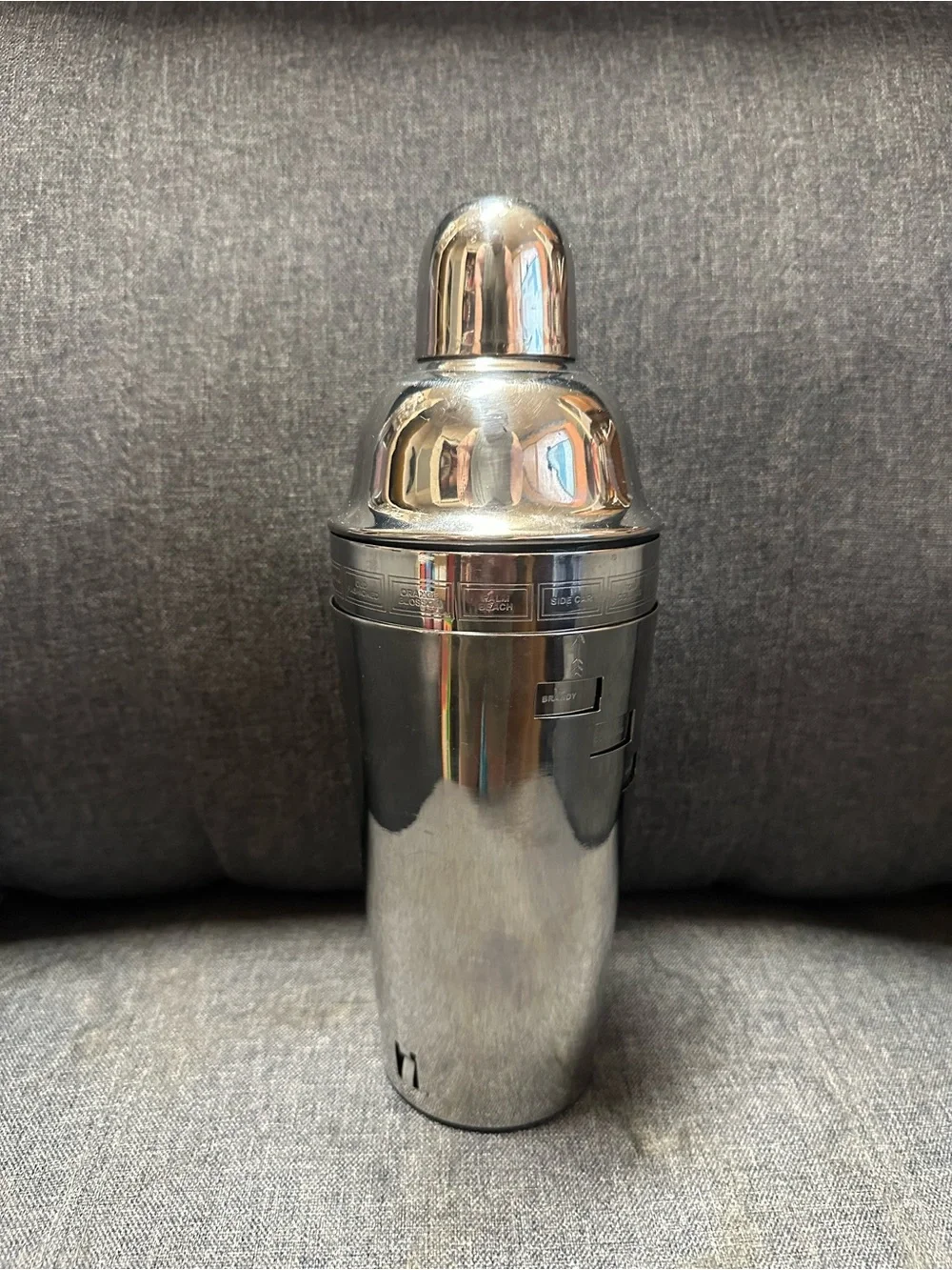 Pottery Barn Stainless Steel Cocktail Shaker - Dial-a-Cocktail